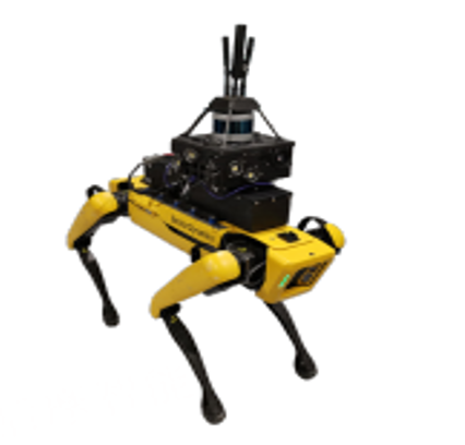 Quadruped robot used for the HERO trajectory comparison